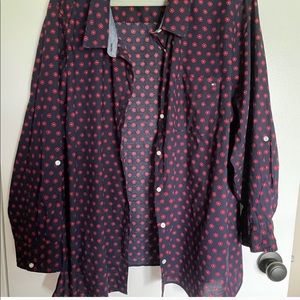 Tommy Hilfiger Women’s Plus button down shirt 3X